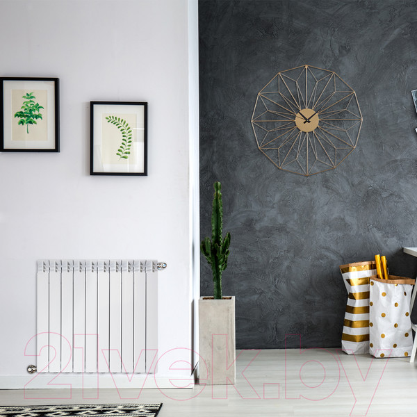 Изображение товара Радиатор алюминиевый Nova Florida Extrathermserir Super B4 500/100 White (11 секций)