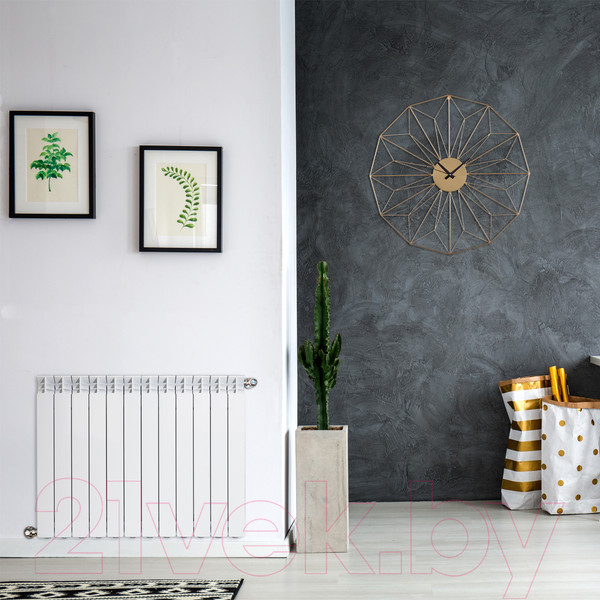 Изображение товара Радиатор алюминиевый Nova Florida Extrathermserir Super B4 500/100 White (14 секций)