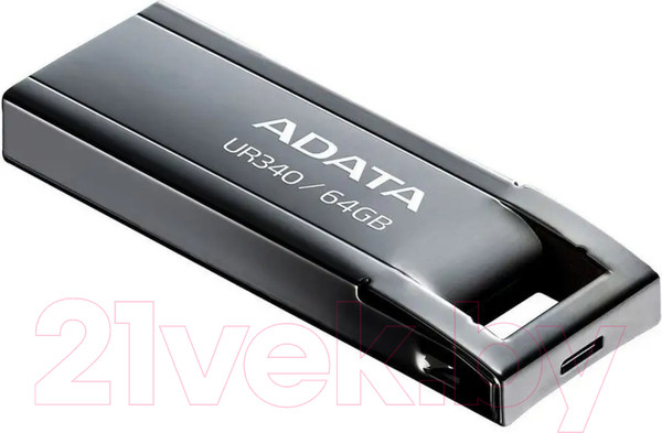 Изображение товара USB flash накопитель A-data UR340 USB3.2 64GB (AROY-UR340-64GBK)