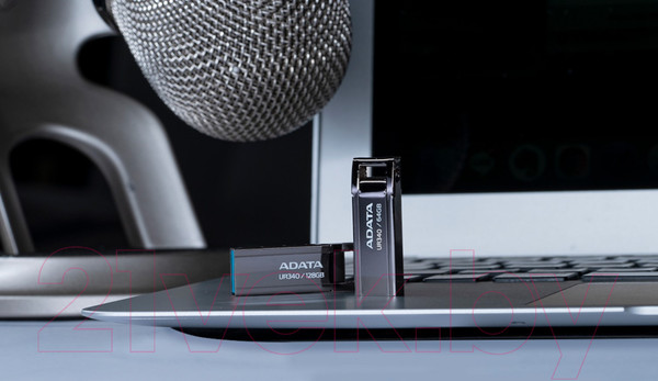 Изображение товара USB flash накопитель A-data UR340 USB3.2 64GB (AROY-UR340-64GBK)