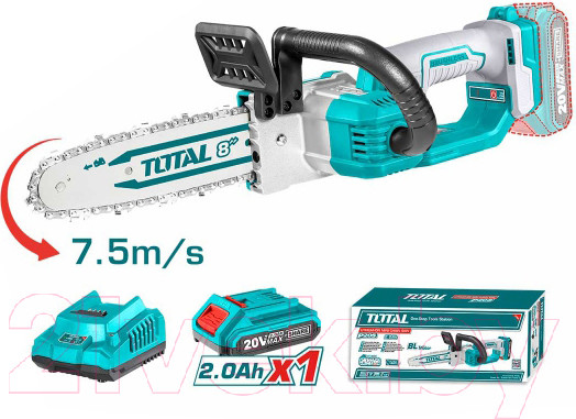 Изображение товара Пила цепная аккумуляторная TOTAL TGSLI20851