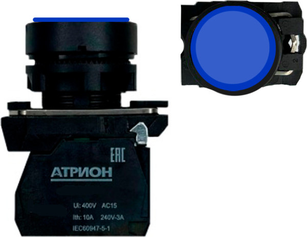 Изображение товара Кнопка для пульта Атрион LA37-B5H310BBDP (синий)
