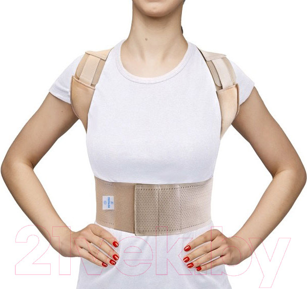 Изображение товара Корректор осанки Польза 0506 (р.1, бежевый)