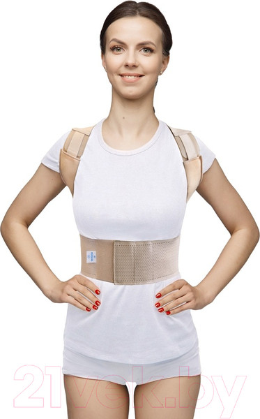 Изображение товара Корректор осанки Польза 0506 (р.1, бежевый)