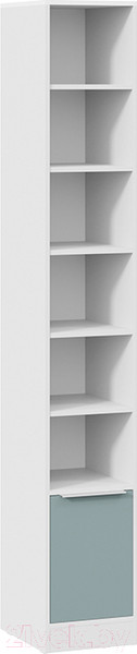 Изображение товара Стеллаж ТриЯ Марли (белый/серо-голубой)