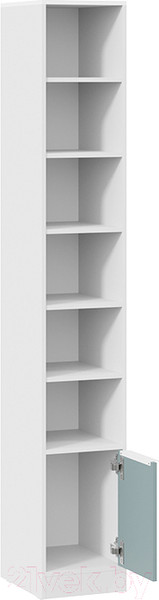 Изображение товара Стеллаж ТриЯ Марли (белый/серо-голубой)