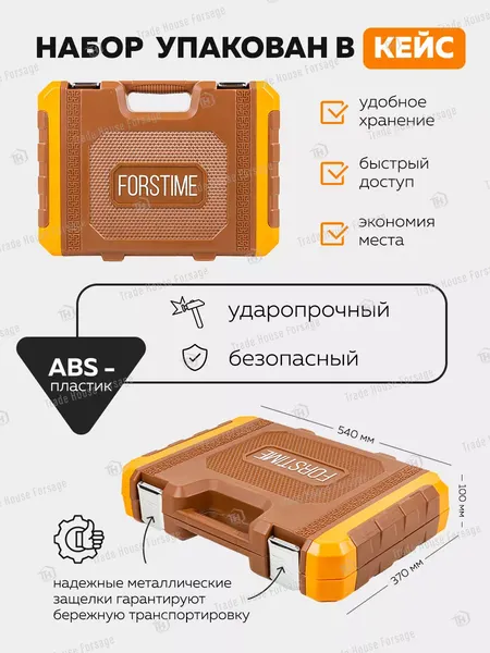 Изображение товара Универсальный набор инструментов Forstime FT-41421-5 (52556)
