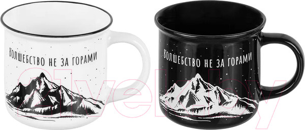 Изображение товара Набор кружек Elan Gallery Волшебство не за горами / 880172 (2шт)