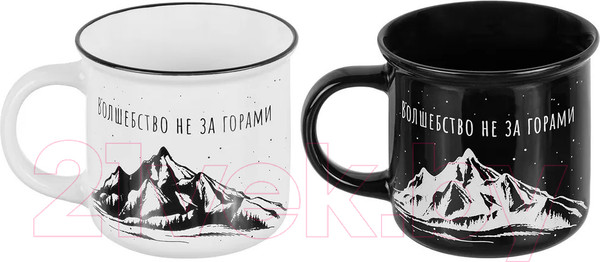 Изображение товара Набор кружек Elan Gallery Волшебство не за горами / 880172 (2шт)