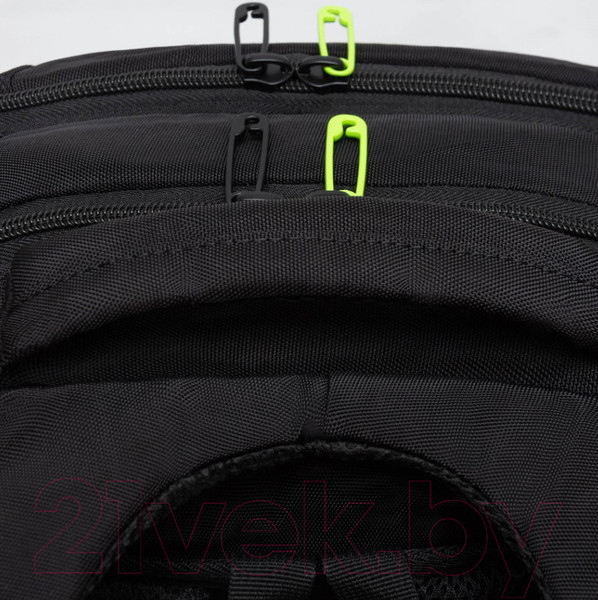 Изображение товара Школьный рюкзак Grizzly RB-456-3 (черный/салатовый)