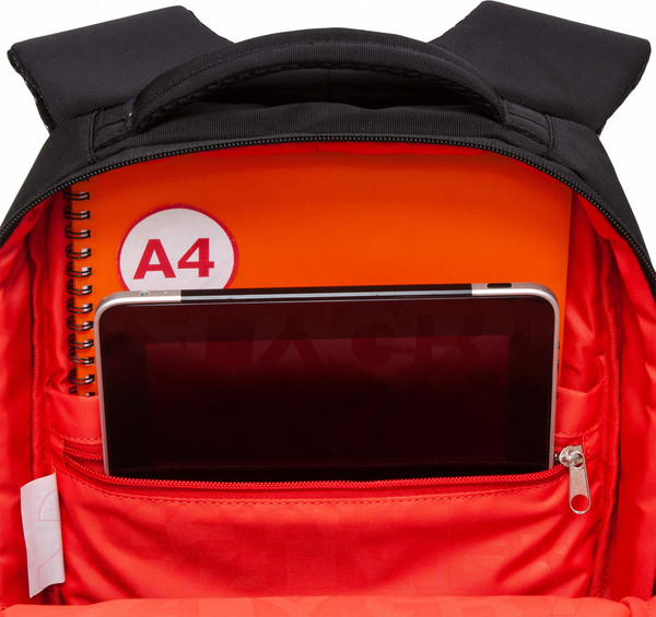 Изображение товара Школьный рюкзак Grizzly RB-456-3 (черный/серый)