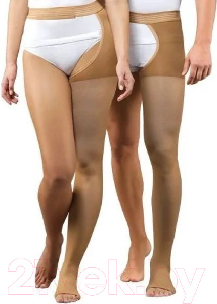 Изображение товара Чулок компрессионный Tonus Elast 0403-01 Lux 2кл без мыска левый (р.2/рост 2, карамельный)