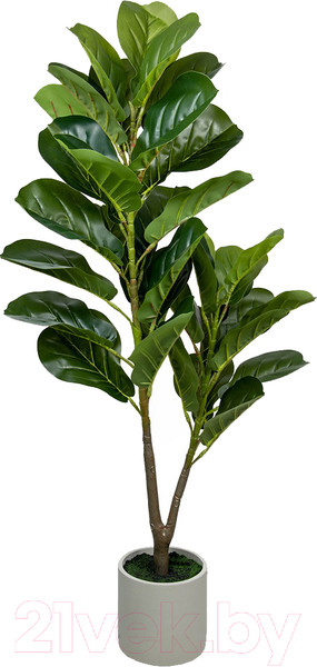 Изображение товара Искусственное растение Вещицы Фикус в цементном горшке Mia2