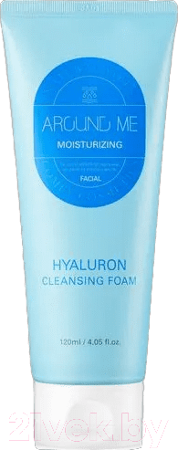 Изображение товара Пенка для умывания Around Me Moisturizing Hyaluron Cleansing Foam (120мл)