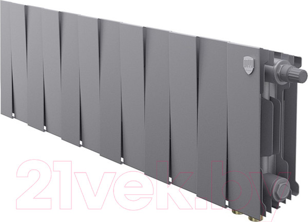 Изображение товара Радиатор биметаллический Royal Thermo PianoForte 200 VDR Silver Satin (12 секций)