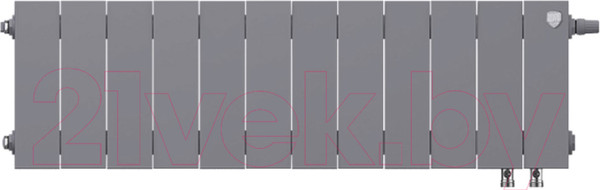 Изображение товара Радиатор биметаллический Royal Thermo PianoForte 200 VDR Silver Satin (12 секций)