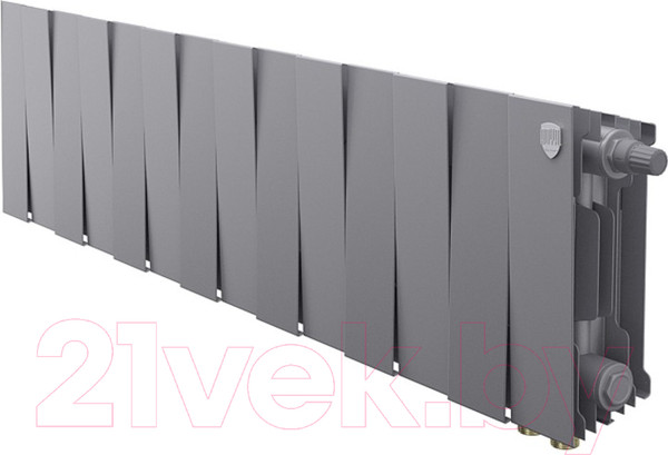 Изображение товара Радиатор биметаллический Royal Thermo PianoForte 200 VDR Silver Satin (14 секций)