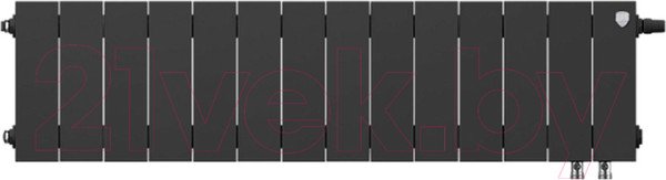 Изображение товара Радиатор биметаллический Royal Thermo PianoForte 200 Noir Sable VDR (14 секций)