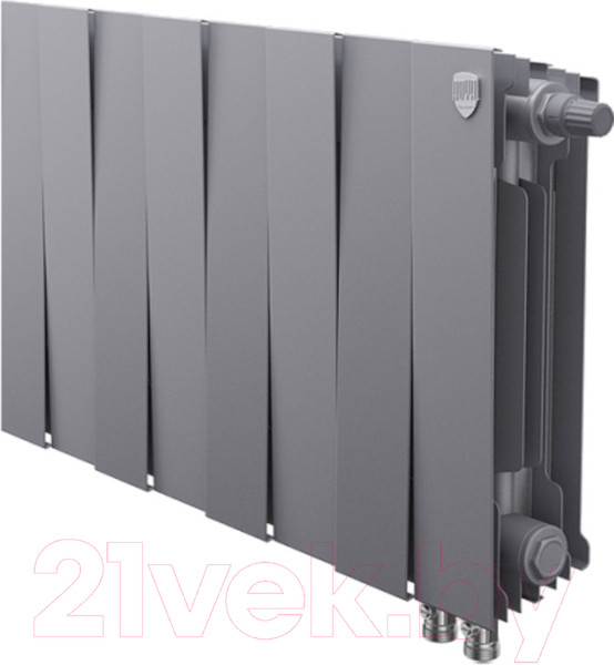 Изображение товара Радиатор биметаллический Royal Thermo PianoForte 300 VDR Silver Satin (8 секций)