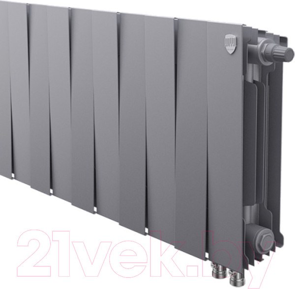 Изображение товара Радиатор биметаллический Royal Thermo PianoForte 300 VDR Silver Satin (10 секций)