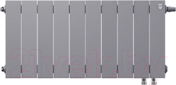 Изображение товара Радиатор биметаллический Royal Thermo PianoForte 300 VDR Silver Satin (10 секций)