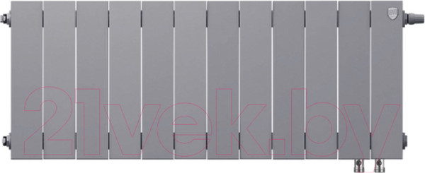 Изображение товара Радиатор биметаллический Royal Thermo PianoForte 300 VDR Silver Satin (12 секций)