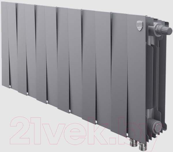 Изображение товара Радиатор биметаллический Royal Thermo PianoForte 300 VDR Silver Satin (12 секций)
