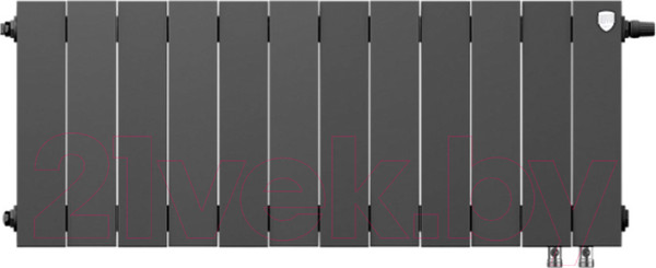 Изображение товара Радиатор биметаллический Royal Thermo PianoForte 300 VDR Noir Sable (12 секций)