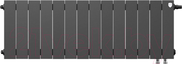 Изображение товара Радиатор биметаллический Royal Thermo PianoForte 300 VDR Noir Sable (14 секций)