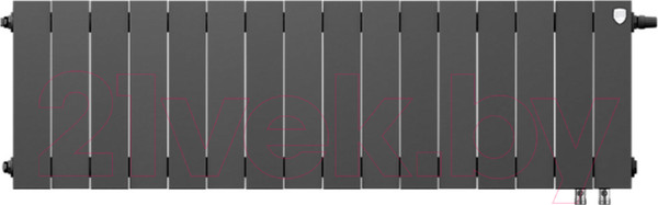 Изображение товара Радиатор биметаллический Royal Thermo PianoForte 300 VDR Noir Sable (16 секций)