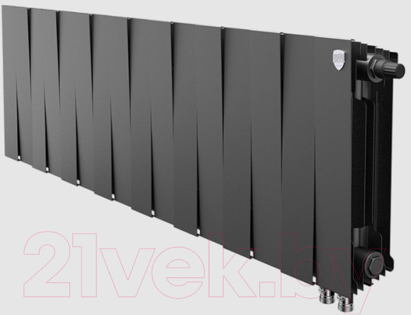 Изображение товара Радиатор биметаллический Royal Thermo PianoForte 300 VDR Noir Sable (16 секций)