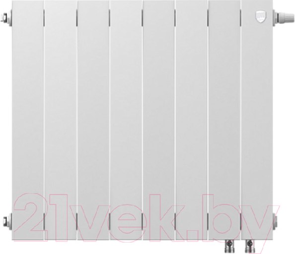 Изображение товара Радиатор биметаллический Royal Thermo PianoForte 500 VDR Bianco Traffico (8 секций)