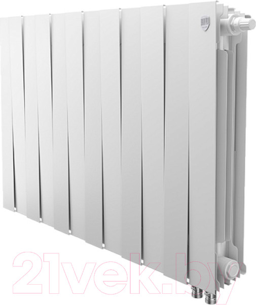 Изображение товара Радиатор биметаллический Royal Thermo PianoForte 500 VDR Bianco Traffico (12 секций)