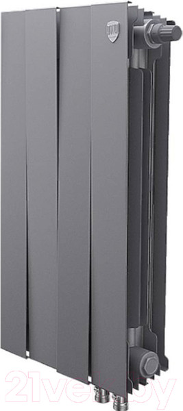 Изображение товара Радиатор биметаллический Royal Thermo PianoForte 500 VDR Silver Satin (4 секции)