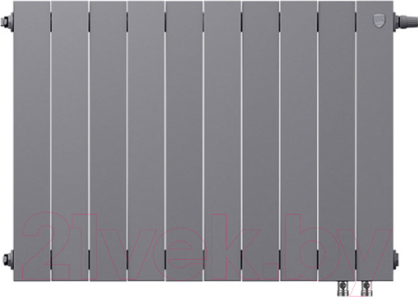 Изображение товара Радиатор биметаллический Royal Thermo PianoForte 500 VDR Silver Satin (10 секций)