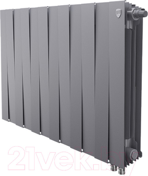 Изображение товара Радиатор биметаллический Royal Thermo PianoForte 500 VDR Silver Satin (12 секций)