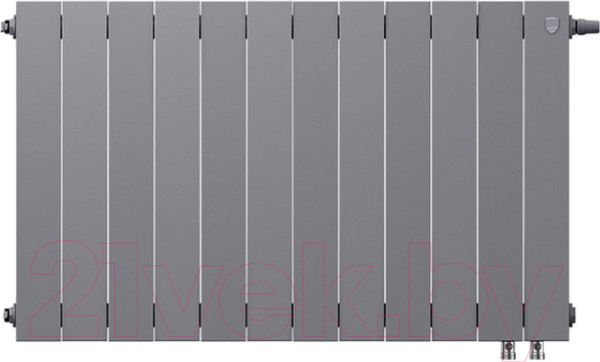 Изображение товара Радиатор биметаллический Royal Thermo PianoForte 500 VDR Silver Satin (12 секций)