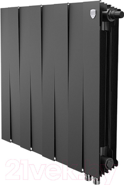 Изображение товара Радиатор биметаллический Royal Thermo PianoForte 500 VDR Noir Sable (8 секций)