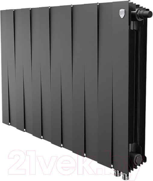 Изображение товара Радиатор биметаллический Royal Thermo PianoForte 500 VDR Noir Sable (12 секций)
