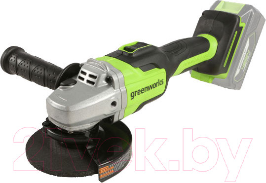 Изображение товара Угловая шлифовальная машина Greenworks GD24AG бесщеточная 24V / 3200207 (без АКБ и ЗУ)