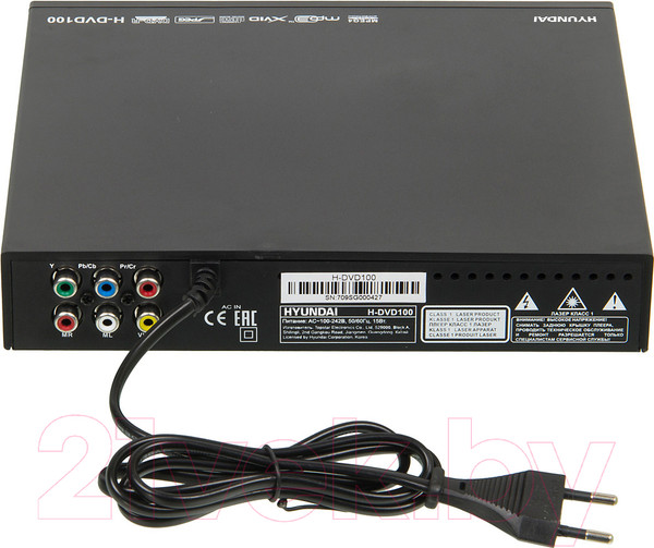 Изображение товара DVD-плеер Hyundai H-DVD100 (черный)