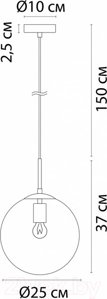 Изображение товара Потолочный светильник Arte Lamp Volare A1925SP-1GO