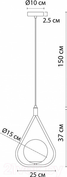 Изображение товара Потолочный светильник Arte Lamp Matisse A7764SP-1AB
