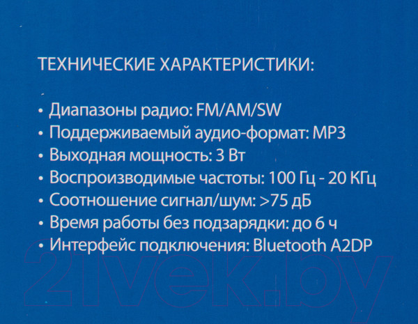 Изображение товара Радиоприемник Hyundai H-PSR200 (дерево коричневое/серебристый)