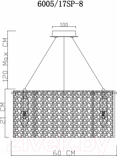 Изображение товара Люстра Divinare Felis 6005/17 SP-8
