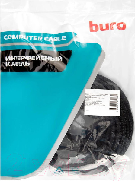 Изображение товара Кабель Buro HDMI-V1.4-10MC (10м, черный)