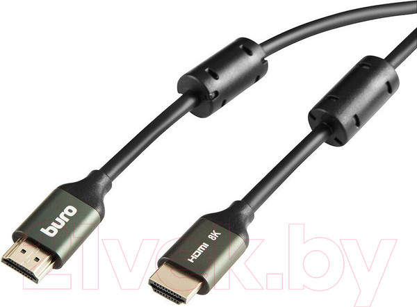 Изображение товара Кабель Buro BHP-HDMI-2.1-2G (2м, черный)