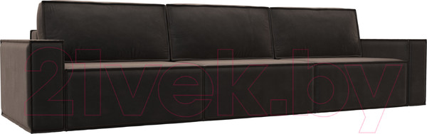 Изображение товара Диван Лига Диванов Куба Лонг (велюр коричневый)