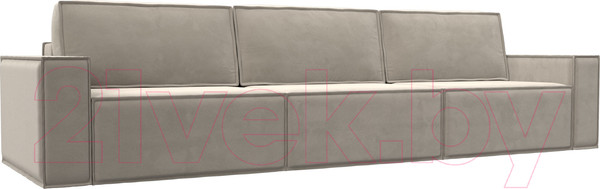 Изображение товара Диван Лига Диванов Куба Лонг (микровельвет бежевый)