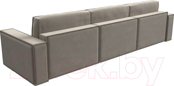 Изображение товара Диван Лига Диванов Куба Лонг (микровельвет бежевый)